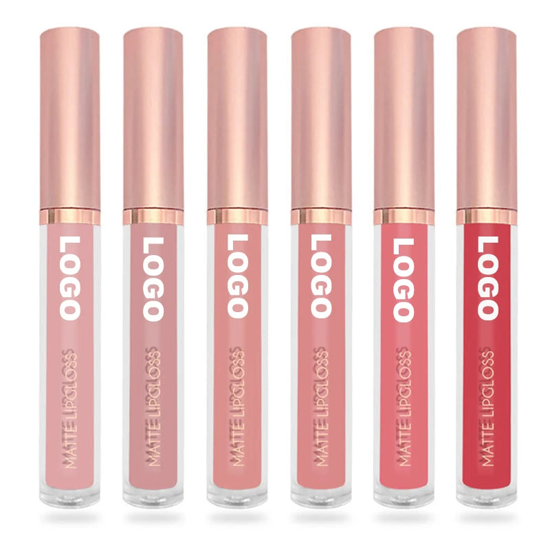 Custom Lipsticks Private Label Wholesale Lip Gloss Waterproof Long Lasting Lipstick Customize Liquid Vegan Lipstick Regular Size
