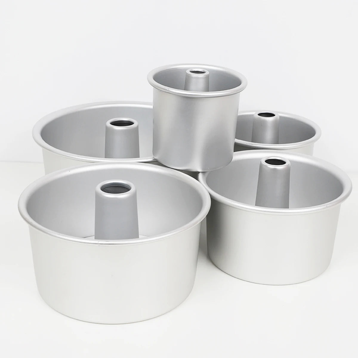 7x4 Inch Heightening Cake Mold Movable Hollow Bread Baking Pan Aluminum Baking Appliance