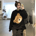 Cute Cartoons Warm Autumn Winter Women Pyjamas Sets Thick Flannel 2pcs Long Sleeve Sleepwear Girl's Velvet Homewear