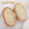 Handheld Gua Sha Brush Household Beech Wood Massage Tool for Body and Face Spa Bath Usage Beauty Salon Care