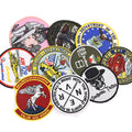 Factory Customization Hot Selling Handmade Embroidery Patches Customized Clothing Bags Embroidered Badges Chest Badges Fabric