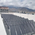BTE CE&Solar Keymark Blue Film 3.2Low Iron Tempered Glass Solar Heater Collector