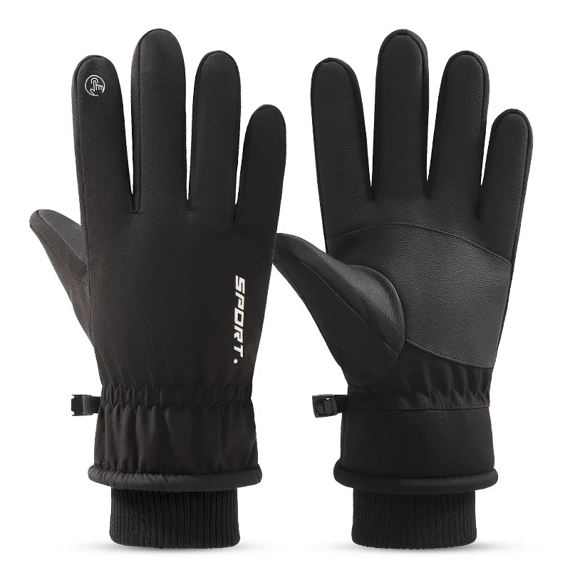 New Arrive Thicken Waterproof Touch Ski Snowboard Mens Winter Sports Cycling Glove