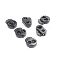 Hot Selling Plastic Durable Black Cord Lock Cord End Stopper Buckle Pig Nose Shape Rope Lock Stopper 5mm 6mm for Drawstring Hood