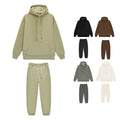 Wholesale 350g Heavy Unisex Casual Pullover Hooded Sweatshirt Solid Color Oversize Silk Hoodie with 3D Pattern for Autumn Season