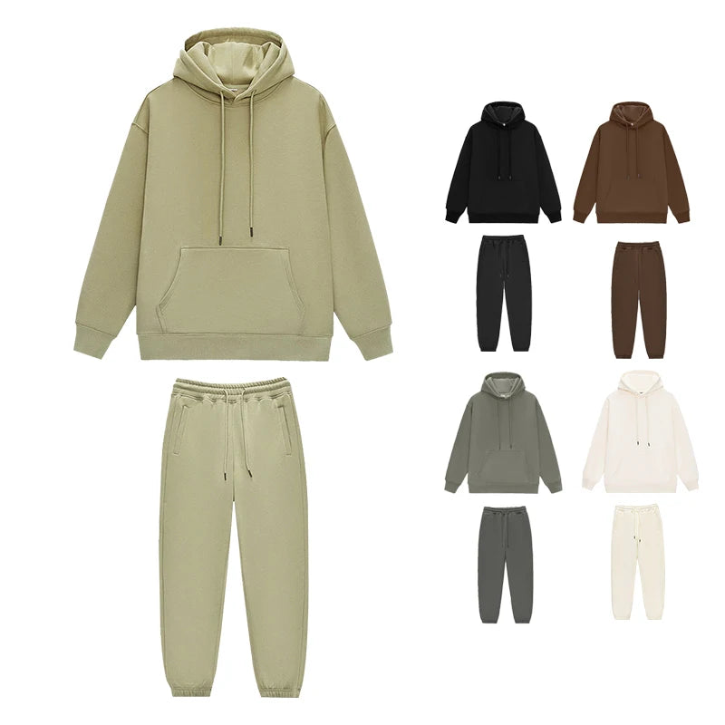 Wholesale 350g Heavy Unisex Casual Pullover Hooded Sweatshirt Solid Color Oversize Silk Hoodie with 3D Pattern for Autumn Season