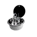 Single Bowl RV Kitchen Cover SUS304 Stainless Steel Modern Design Home Use Easy Foldable Flip Faucet Polished Surface