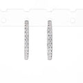 Starsgem Gorgeous Elegant Beautiful Perfect Custom 10k 14k 18k White Yellow Rose Moissanite Lab Grown Diamonds Hoop Earrings