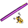 Customized Professional 100cm  Portable Fiberglass Pen Fishing Rod Telescopic Ice Fishing Rod and Reel Set