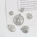 Stainless Steel Love Heart Cupid Pendant Necklace Bracelet Waist Chain Accessories Diy Stainless Steel Jewelry Accessories