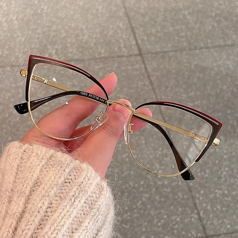 Personality cat Eye Sunglasses Female New Style Sunglasses European and American Men and Women Street Fashion Sunglasses