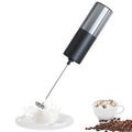Double Whisk Coffee Frother Wand Drink Mixer Hand Milk Frother