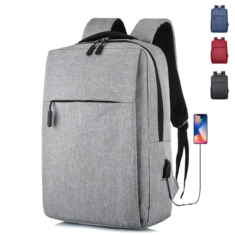Fashion Waterproof USB Computer Bag Portable Laptop Inner Multi-functional Business Lightweight Travel Laptop Backpack