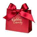 Wholesale Recyclable Eco Friendly Custom logo Wedding Birthday Gift Bags Folding Wedding Chocolate Candy Bag