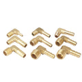 229 PSI 1/8" 1/4" 3/8" NPT Male X 3/16" 5/16" Reducing Casting Brass Fuel Fittings Hose Barbed Tail Elbow Connectors Adapters