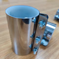 Galvanized Steel Repair Pipe Coupling with Rubber