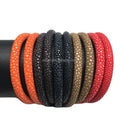 Genuine Braided Round Cow Flat Leather Cord for Bracelet Jewelry Bracelet