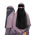 Ready to Ship Long Khimar Heavy Chiffon Muslim Niqab Hijab 15 Colors Available