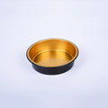250ml Round Aluminum Foil sealed Snack Dessert Container With Cover