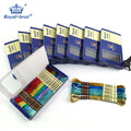 12PCS Eco-Friendly Metallic Glitter Embroidery Thread Multicolor Twisted DIY Friendship Bracelets Cross Stitch Hand Knitting