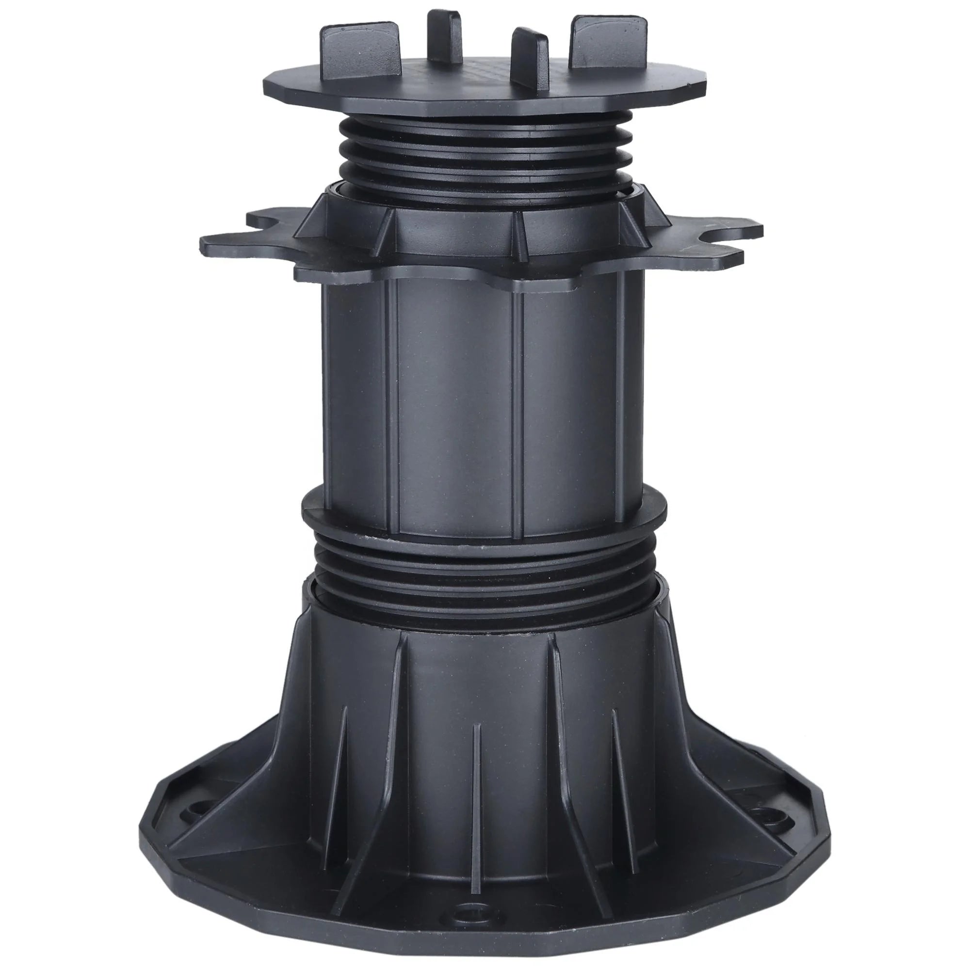Modern Height Adjustable Pedestal PP Material Anti-UV Fixed Head Raised Floor Tiles Supports 6-9 Inches XF-T205C