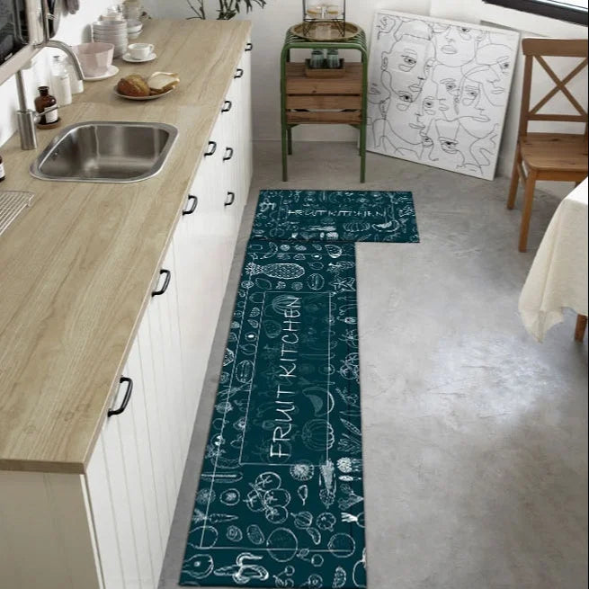 Kitchen Accessories Coloring Carpet Cover Cheap Anti-silp Floor Carpet Mat