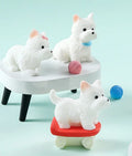 Wholesale Miniature Garden Statue Animal Figurine Resin Husky Dog West Highland White Terrier Figure Ornament Modern Sculpture MegaBDM