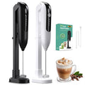 Powerful Frother Stainless Steel Handheld Electric Milk Frother Rechargeable USB With Magnetic Charging Stand for Coffee