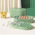 Double Layer 72 Grid Ice Cube Pudding Jelly Maker Tray Grids Mold Set With Lid Ice Storage Box