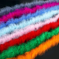 Factory Direct Sell Dyed Fluffy Turkey Marabou Boa Plumas Feathers for Crafts Decoration and Carnival Costumes