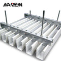 Modern U-Shape Decorative White Aluminium Baffle Ceiling Sound-Absorbing Heat Insulation Waterproof Fireproof Smoke-Proof