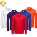 Wholesale Custom Unisex Rugby Long Sleeve for Polo Shirt High Quality 100% Cotton Blend Men's T-Shirt 200 GSM Plain Cotton