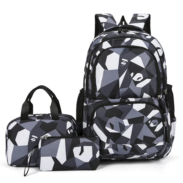 2026 Luxury Waterproof 20-36L Softback Beauty Shoulder Colorful Black Lightweight Casual Girl Embroidery School Backpack