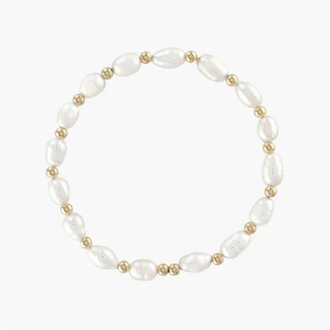 Beadsnice Gold Filled Beads Pearl Bracelet Jewelry