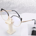 82016 TR90 Cat Eye Anti Blue Light Metal Optical Glasses Frames Men Women Transparent Fashion Computer Eyeglasses 2026