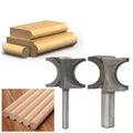 CNC Woodworking Round Bull Nose Router Bit/half Round Side Cutter Bit/Straight Flush Trim Finger Nose Type Bit