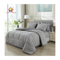 Wholesale Comforter Bed Set Jacquard Comforter Set for Queen Size Bed 4pcs Quilt Bedding Set With Fitted Sheet