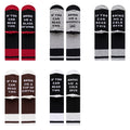 Letter Socks if You Can Read This Letter Design Sockscotton Men Crew Socks