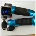12-120v Voltage Meter+Twist Throttle+Lock+Switch for Electric Scooter BICYCLE Tricycle MTB ATV Parts HANDLEBAR GRIPS