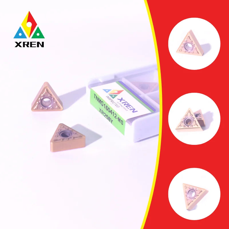 CNC Insert TNMG160404 MS for Stainless Steel & High-Temp Alloys Customizable OEM Turning Inserts for Metal Grooving