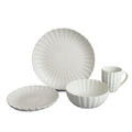 Wholesale Factory Eco-Friendly Stocked Reactive Glaze Custom Ceramic Flat Dinner Plate Hotel Restaurant Porcelain White