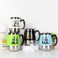 YEWAY 450ml Automatic Stirrer Coffee  Customized Office Stainless Steel New Smart Magnetic Stirring Cup Self Stirring Mug Warmer