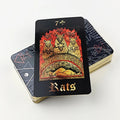 Custom Shine Russian Tarot Playing Cards Printed Oracle Game Paper Cat Cards