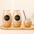 200ml 500ml Plastic PET Bubble Milk Tea Juice Coffee Beverage Smoothie Drink Bottle Canned Pull Ring Easy Open End Pop Soda Can