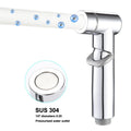 HONGDEC Modern ABS Toilet Bidet Sprayer Set Rectangle Shape Women Cleaning Shower Nozzle for Bathroom