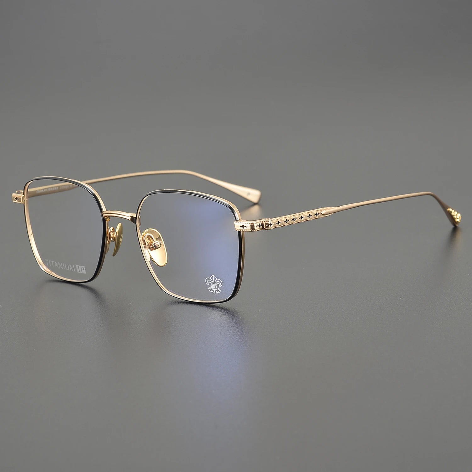 CH8018 Designer Women Glasses Frame Pure Titanium Ultra-Light Myopia Prescriptions Transparent Computer Gray Wholesale in Stock