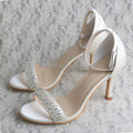 Customized Ivory Wedding Shoes for Women Bride