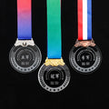 Wholesale Blank K9 Glass Trophies Medals Plaques Personalized Custom 3d logo Glass Award Sport Medals