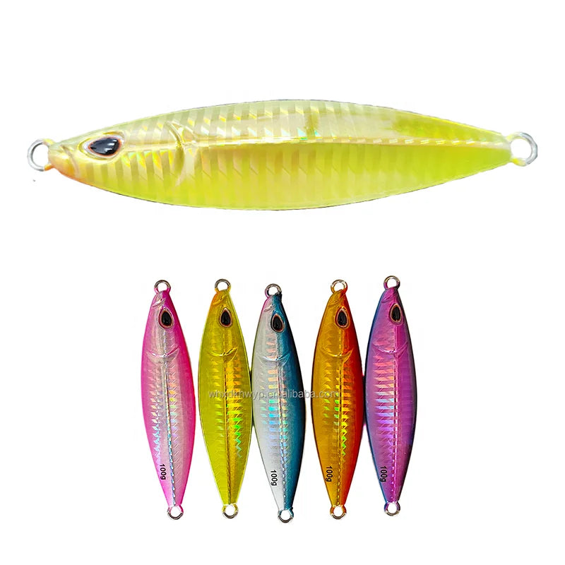 MISTER JIGGING High Quality 3D Simulation Eyes Fishing Lead Jigs Lure Offshore Metal Jig Lure