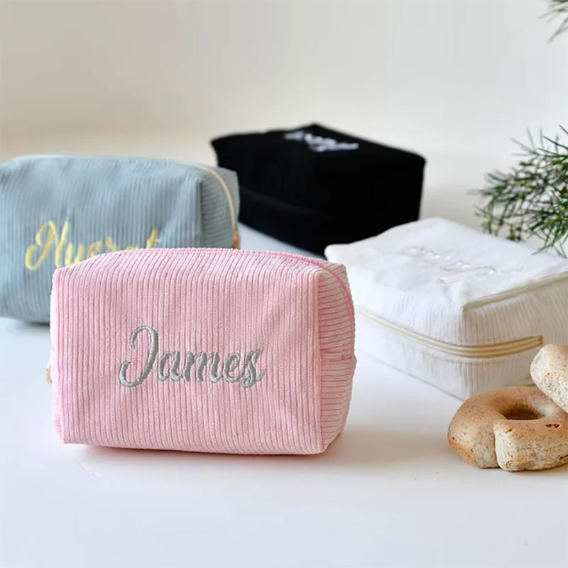 Wholesale Customization Travel for Cosmetic Bags with Zipper Closure Eco-Friendly Soft Handle for Makeup Daily Use